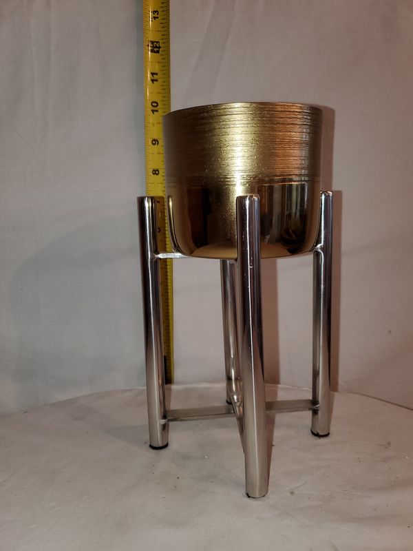 Bowl w/Stand stainless st