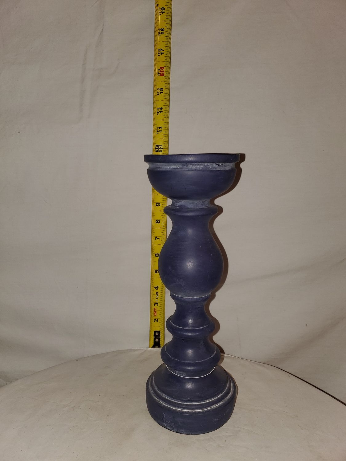 Candlestick, Nantucket 12" Navy