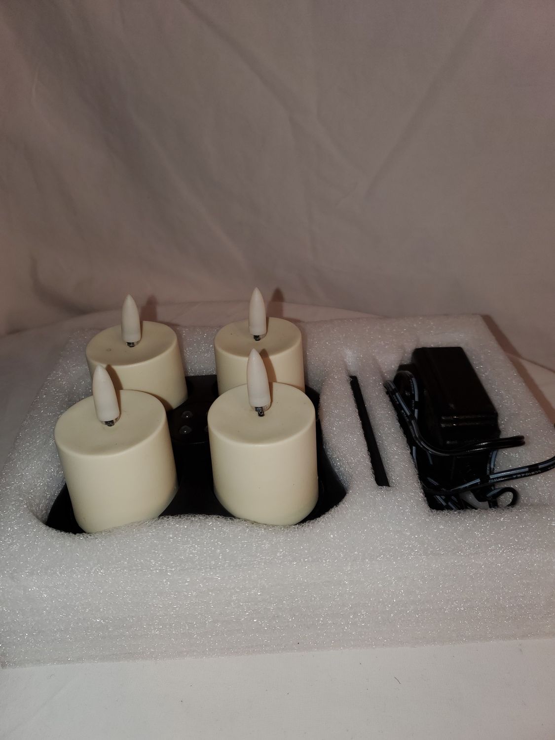 Tea Lights, Radiance s/4 rechrgbl