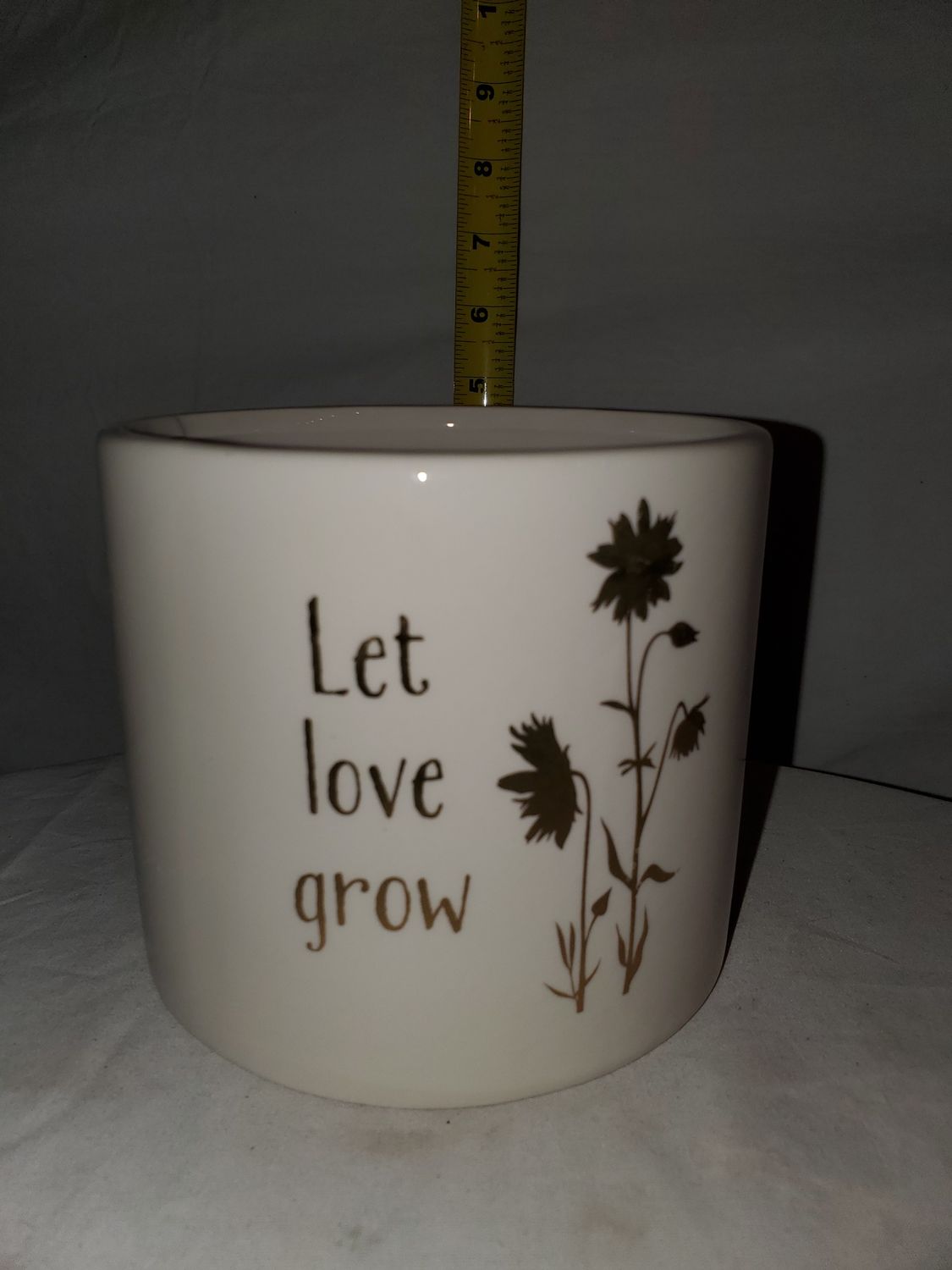 Planter, Gold Decal 2 ass't