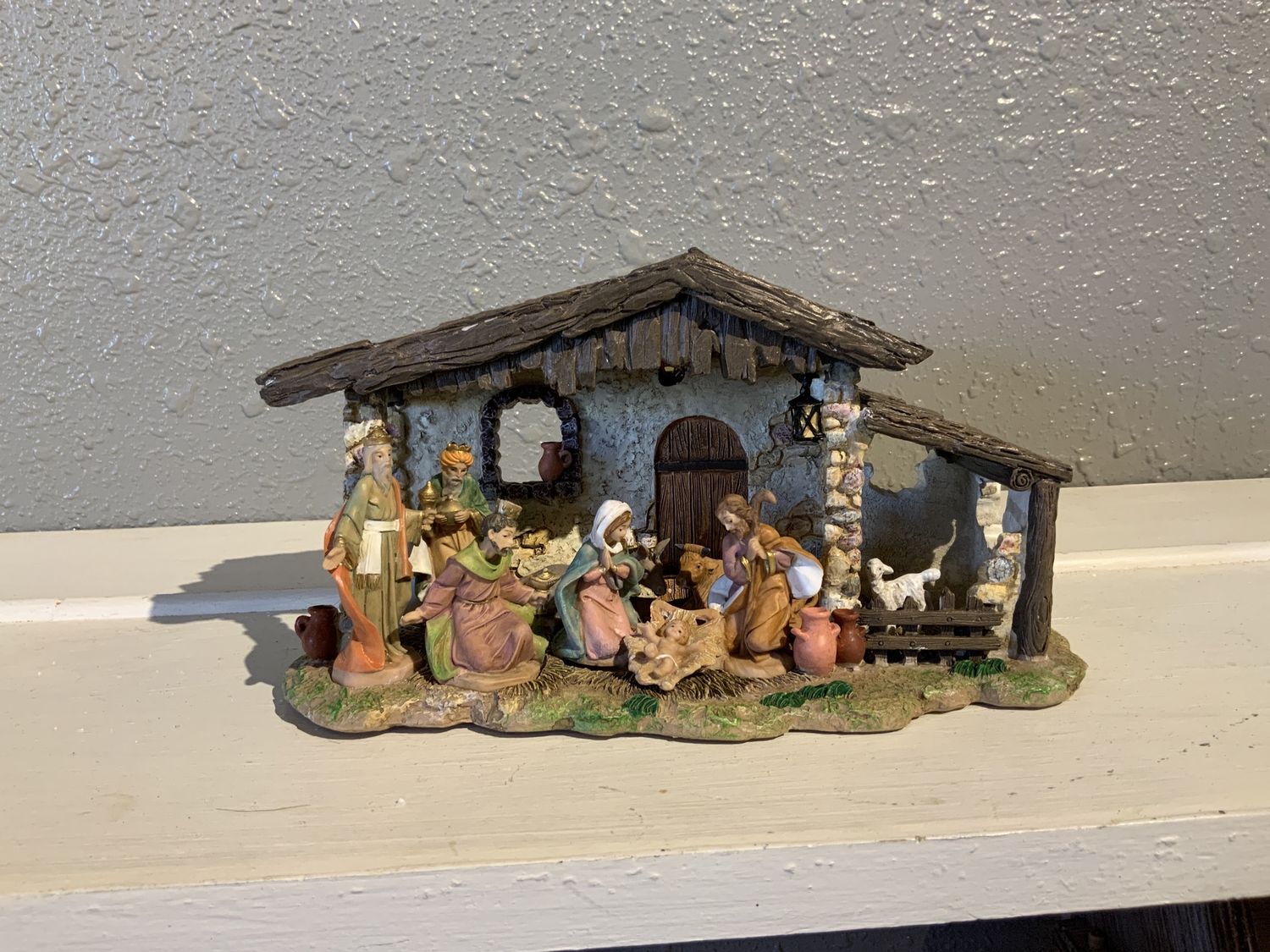 Nativity, LED Musical in Stable 1 pc 4.75"