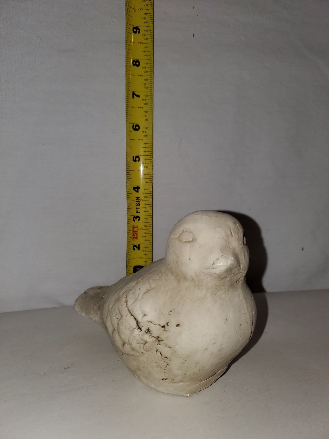 Statue, Fat Cement Bird small