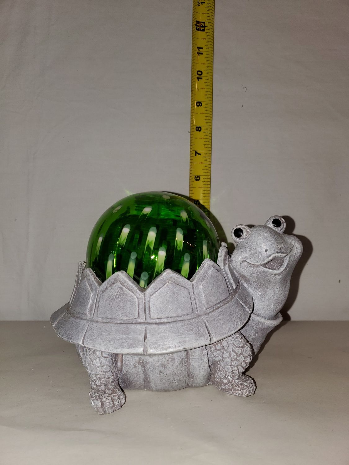 Solar, LED Turtle 5.5" Grn Orb