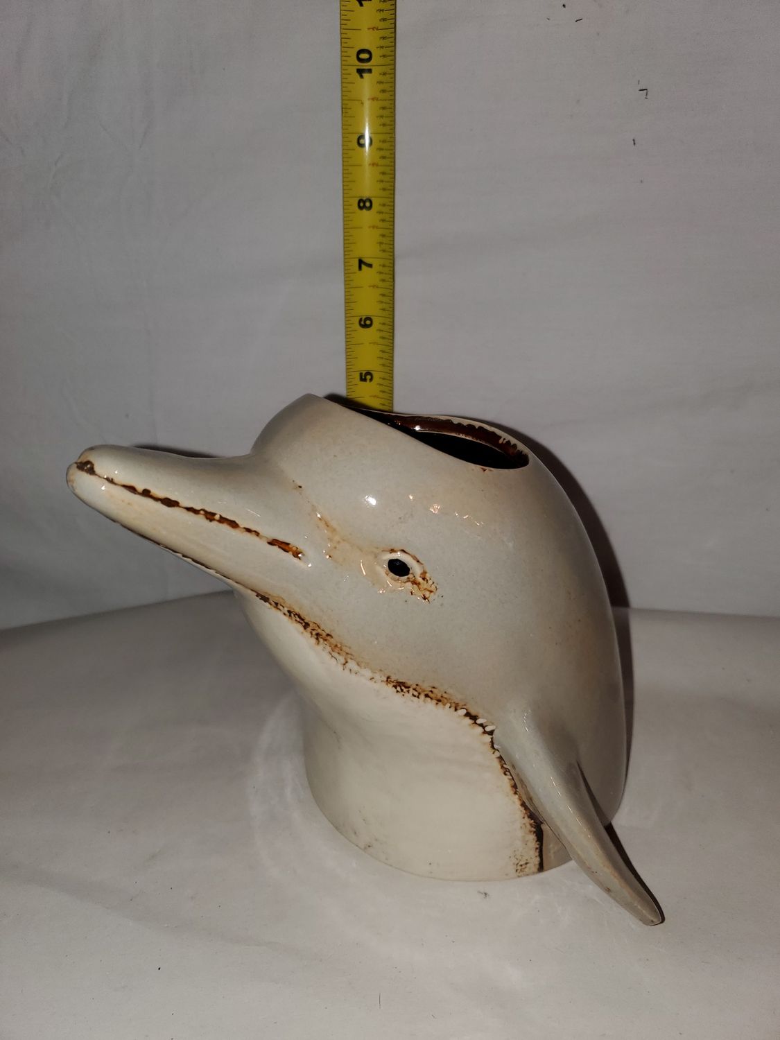 Planter, Dolphin grey ceramic