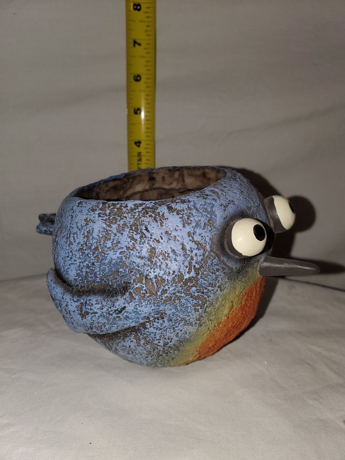 Planter, Happy Blue Bird 4" Blue Bird
