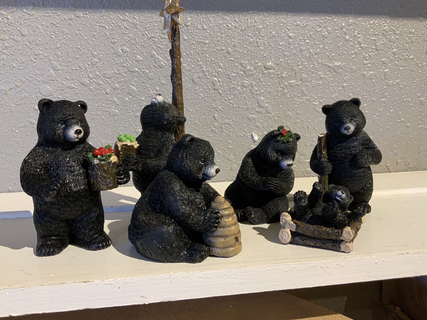 Nativity, Bear Pageant 9.75" 6pc