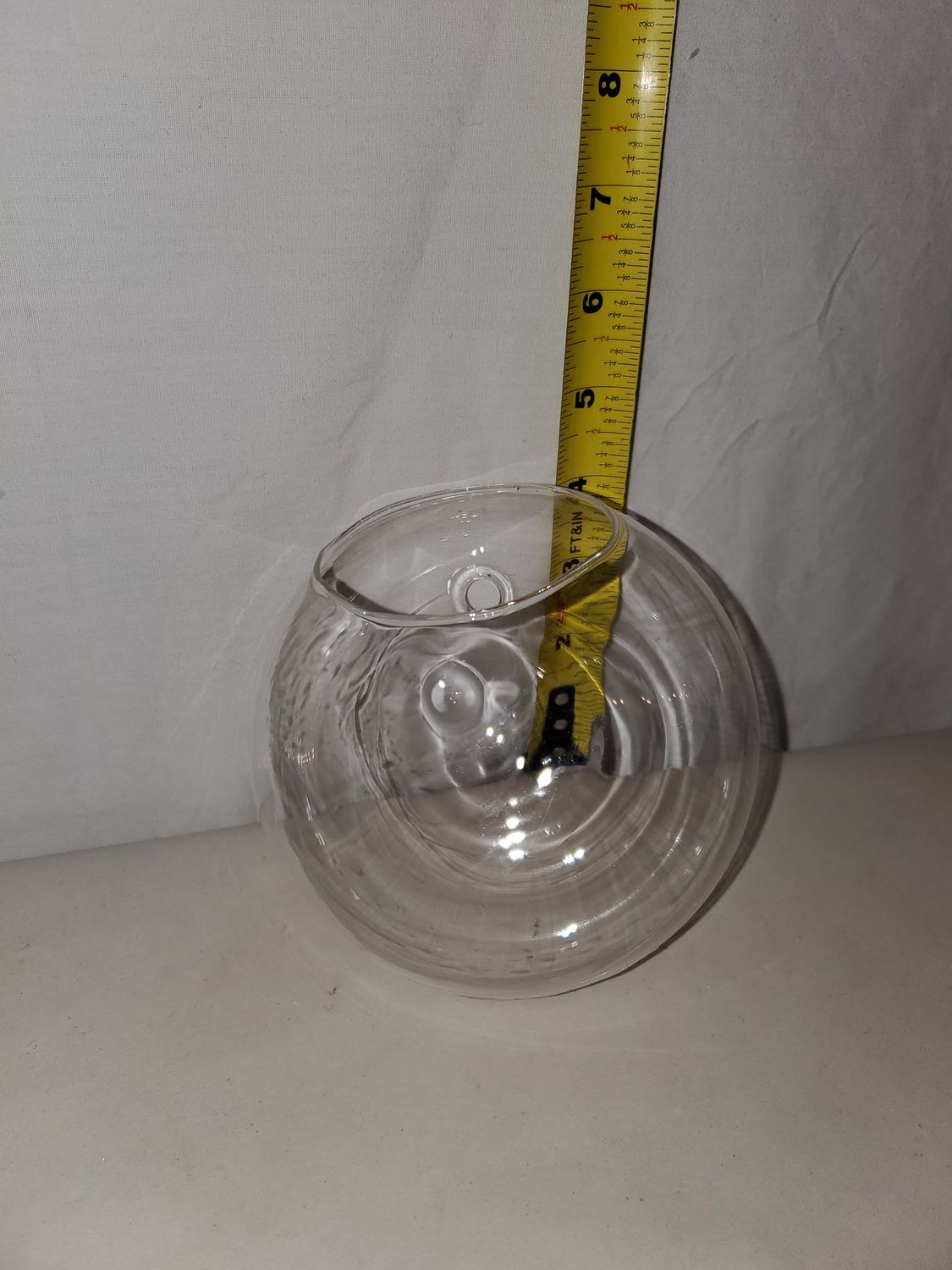 Terrarium, Half Round Wall 5"D 3.3"Thic