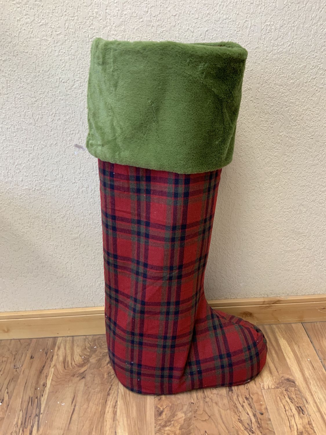 Standing Stocking, Cntry Plaid 36"