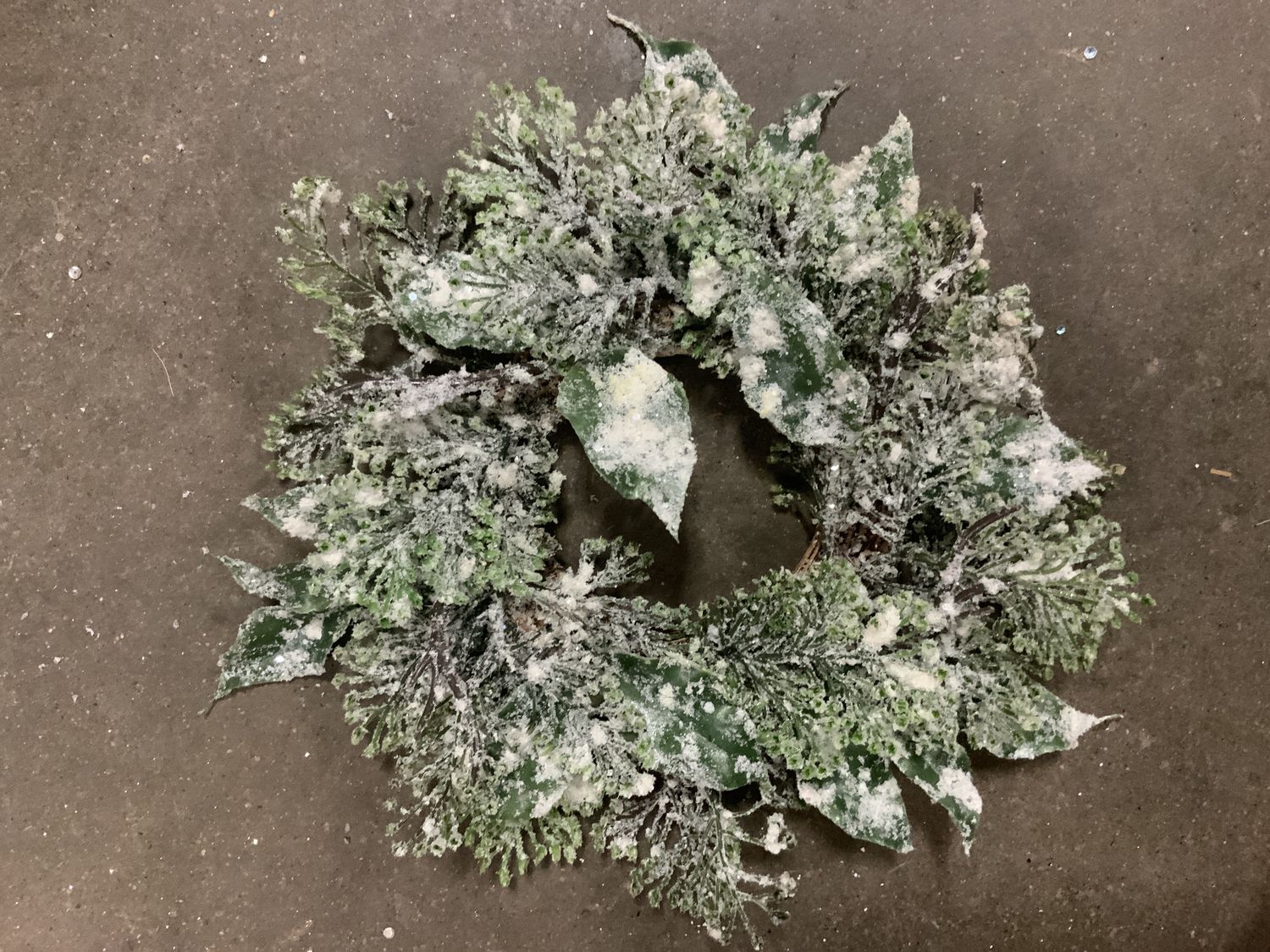 Candle Ring, Snow Cedar 13"