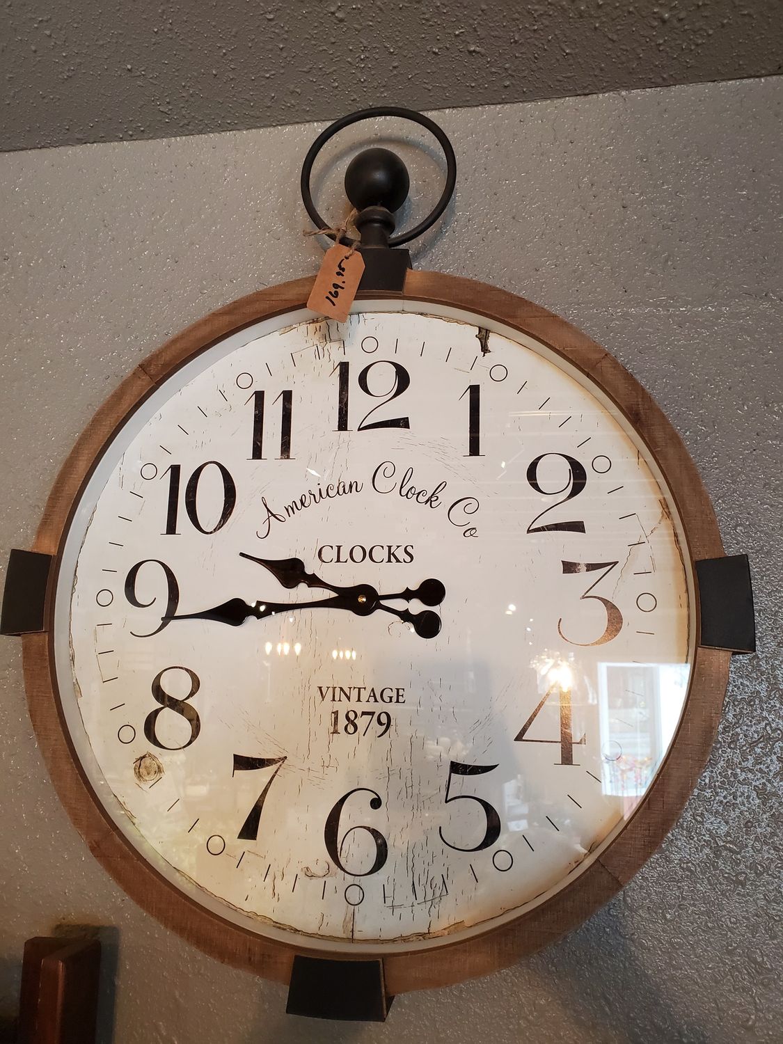 Clock, Wall MDF/Wood 30.5x24