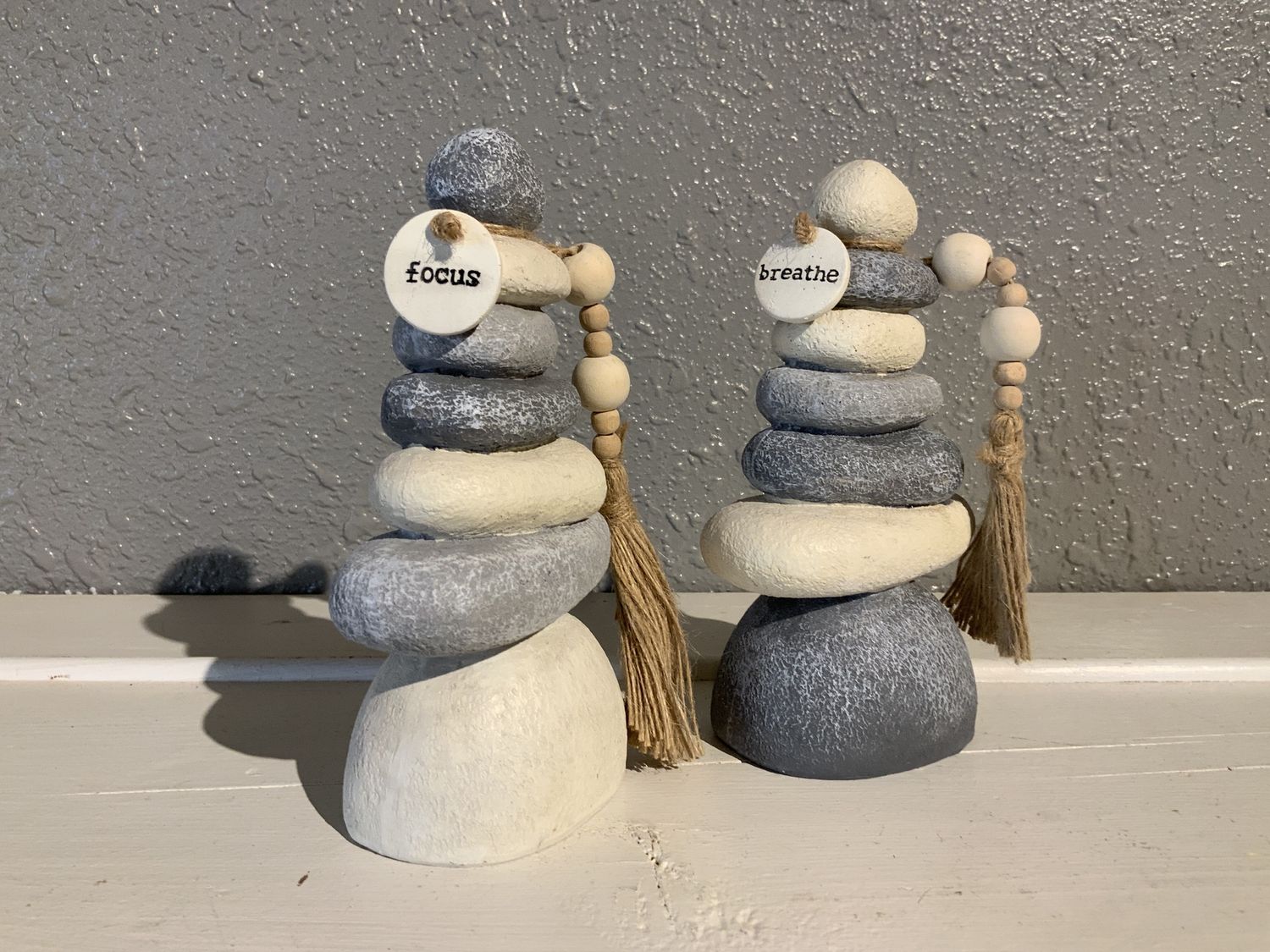 Zen Garden, Stacked Rocks Beads/Charm