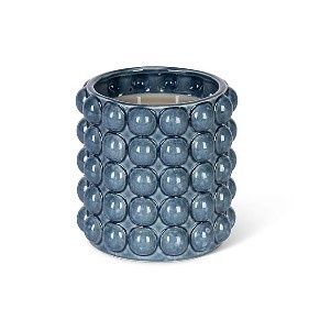 Candle, Sunkissed/Blue Bubble Ceramic 4.75"