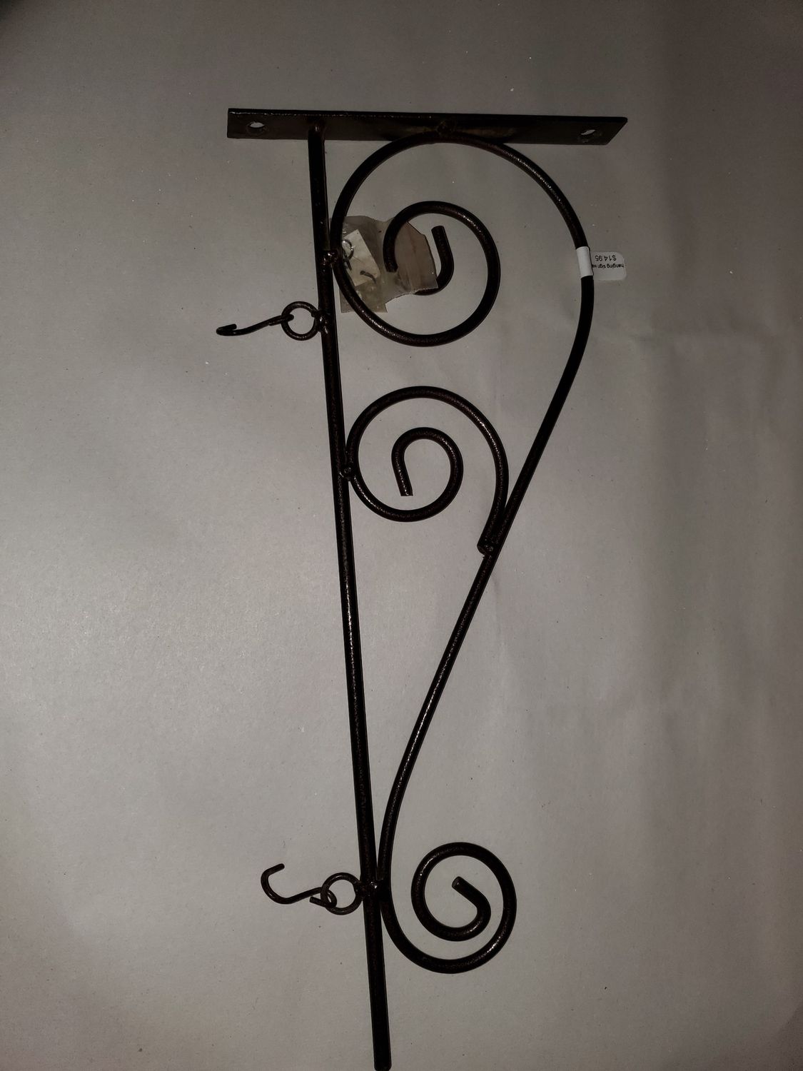 hanging sign wall bracket