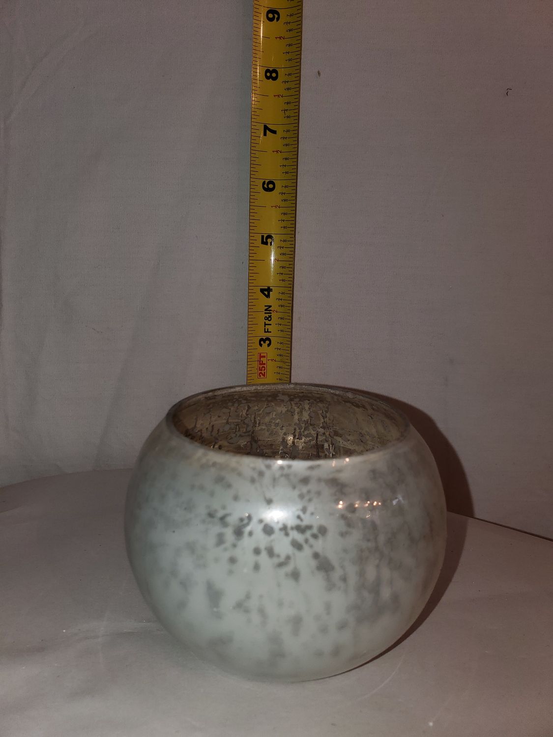 Tea Light Holder, Pearl
