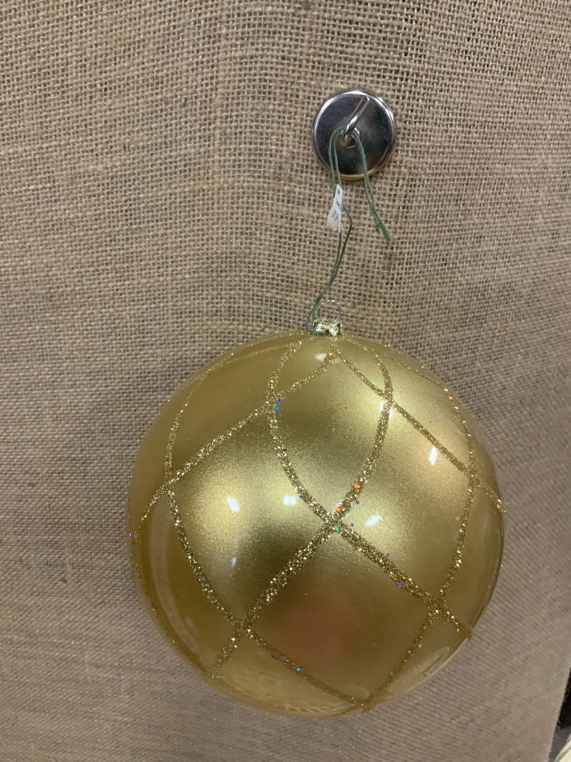 Ornament, Gold Net glitter
