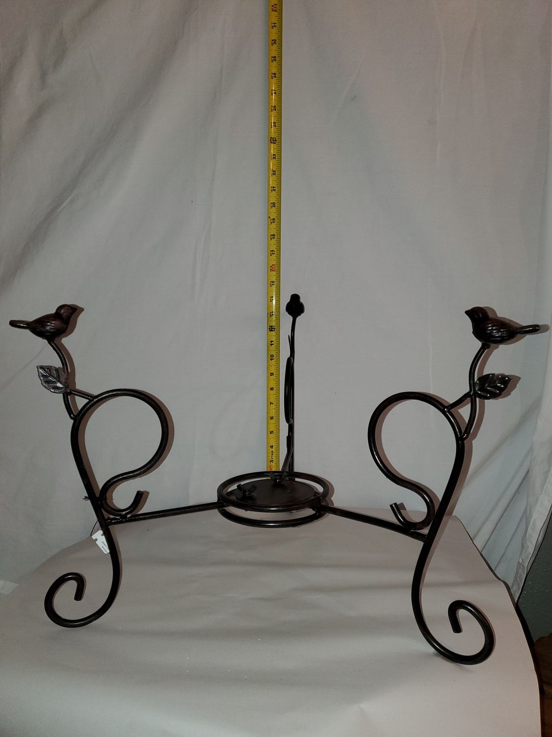 Stand, Birdbath sm/bronze