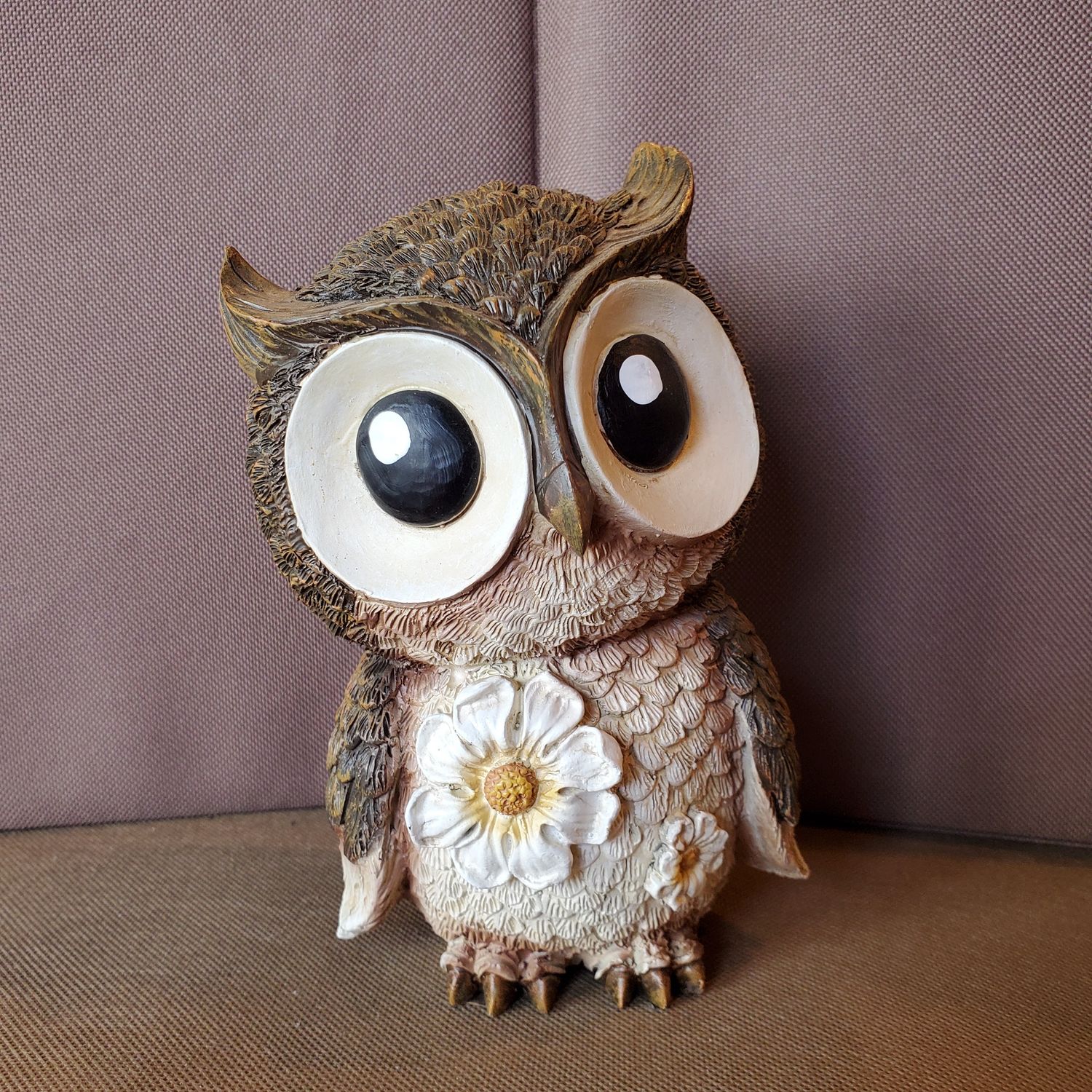 Figurine, Mini Owl brown