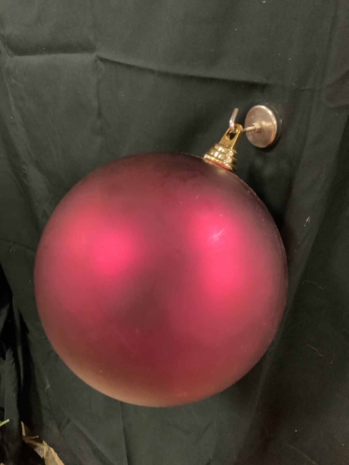 Ornament, Large Burgundy 200mm