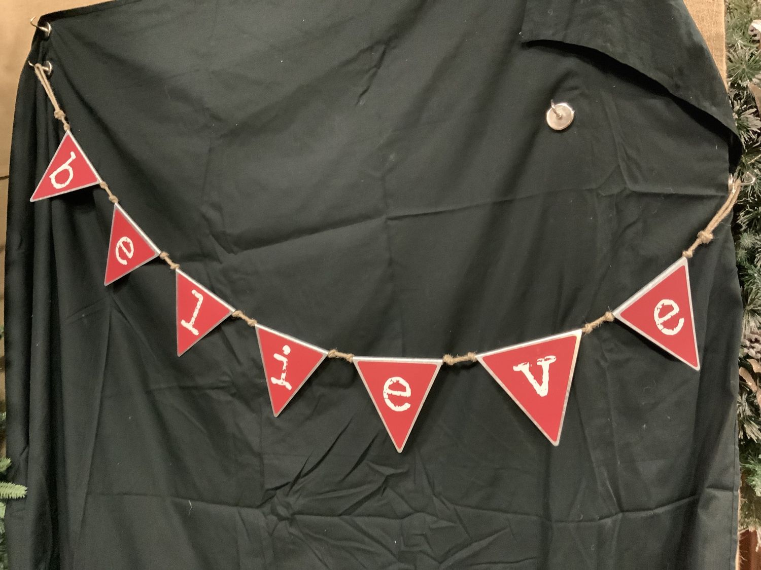 Banner, Believe Tin 62"x5.5"
