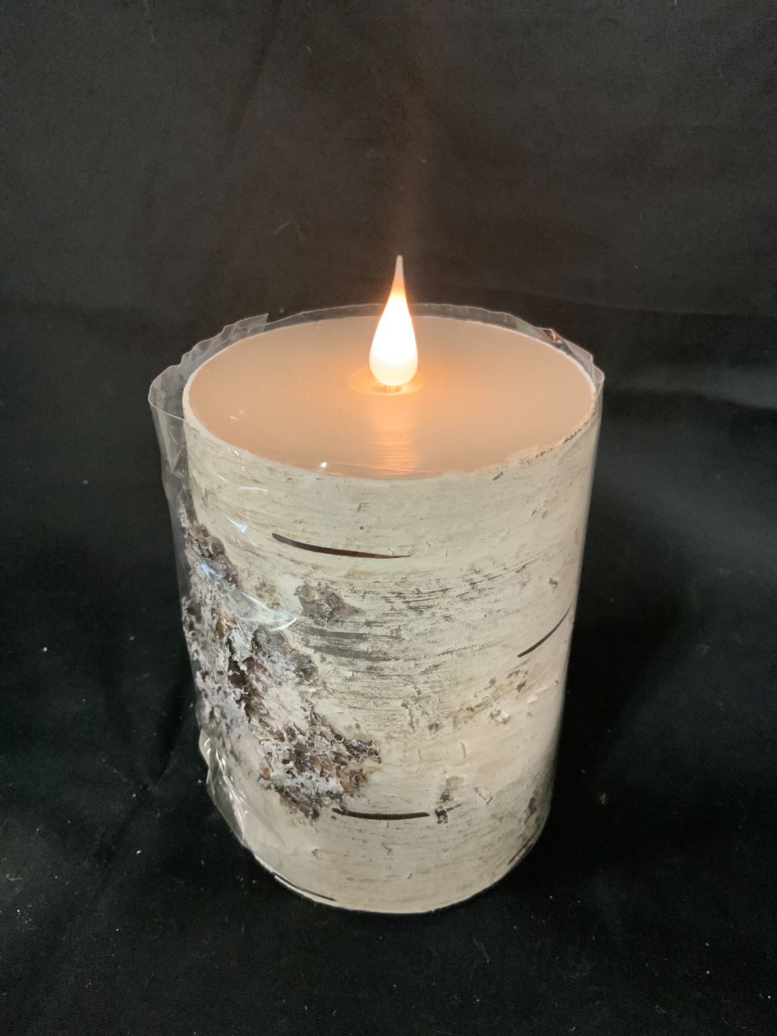 Candle, LED Birch 3.5x5 wax