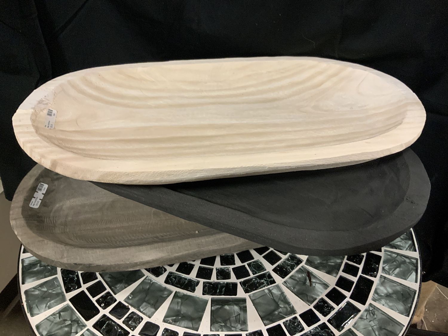 Platter, Wood/Paulownia White