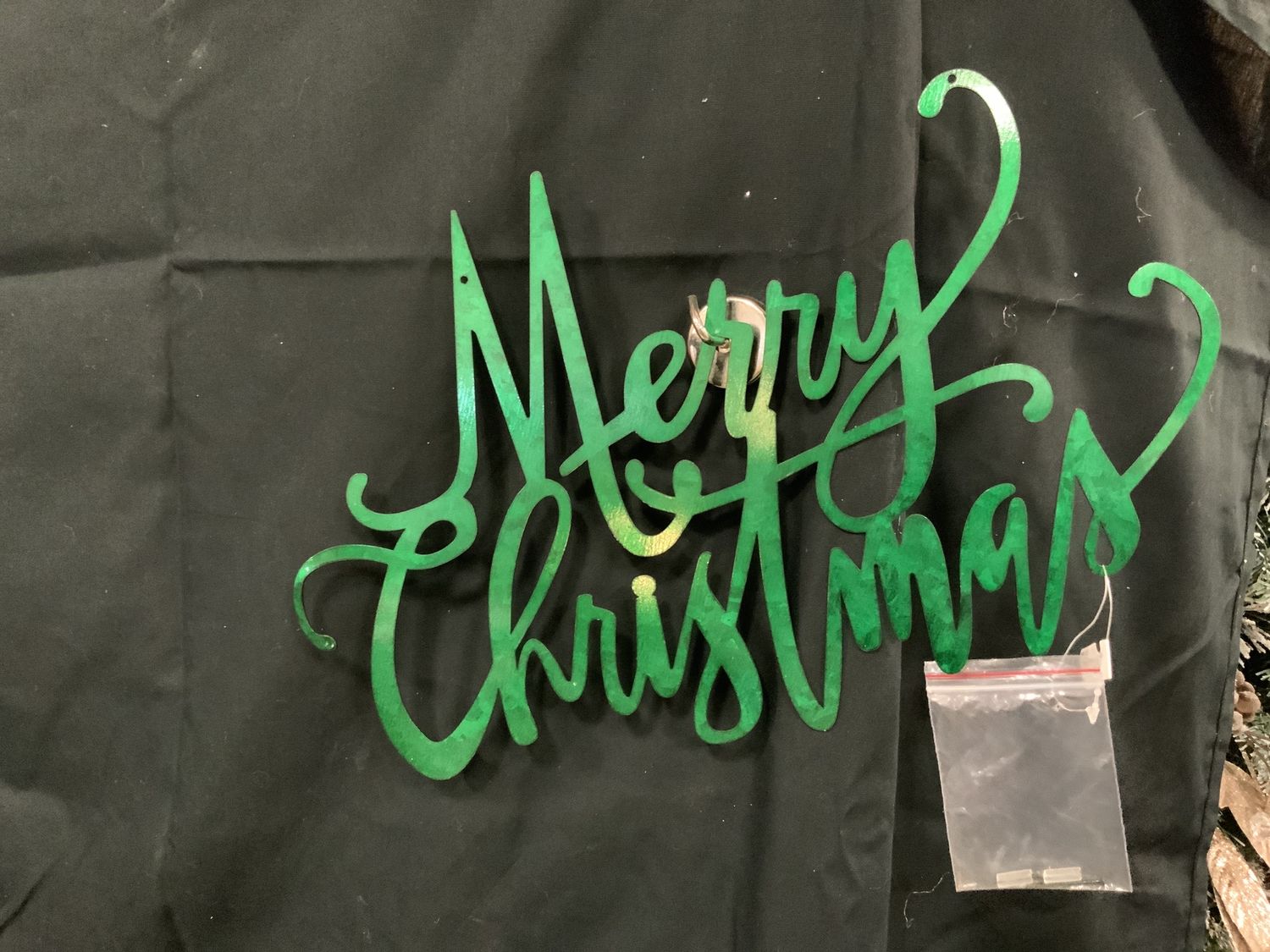 Sign, Merry Xmas Grn sm