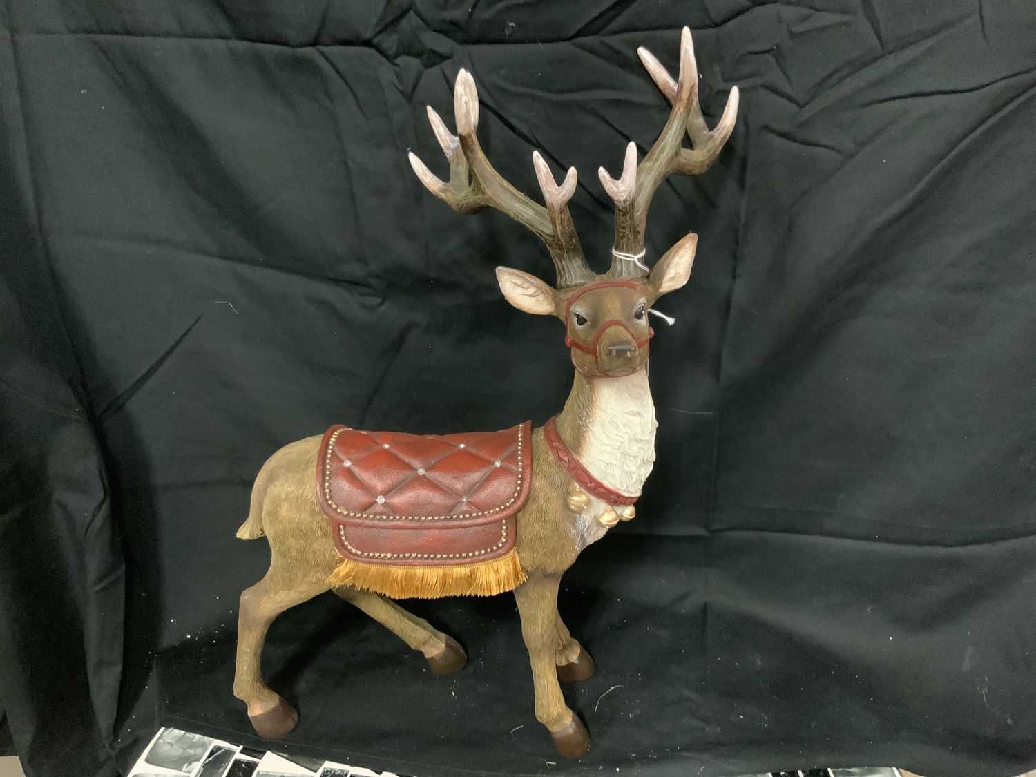 Reindeer, w/Saddle &amp; Fringe 20" standing