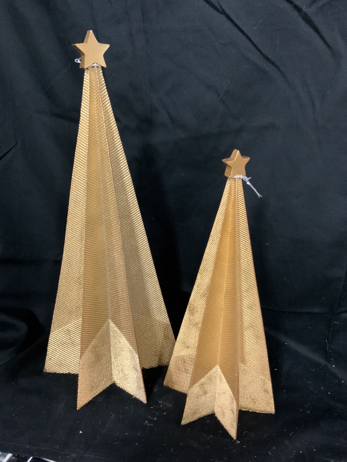 Tree, Gold Ribbed Set/2