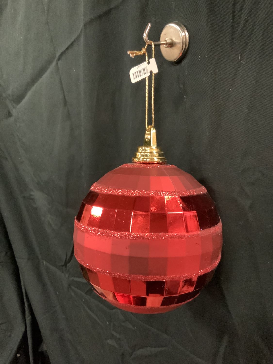 Ornament, Matte Mirror 5.5" Red