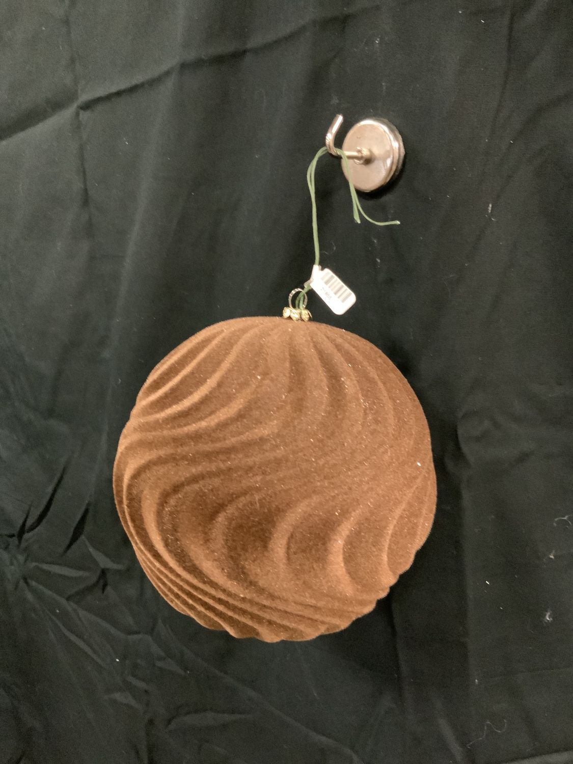 Ornament, Choc Flocked 6"