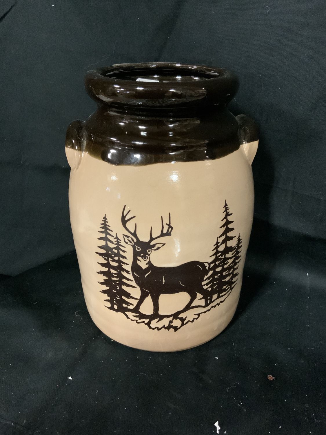 Jug, Deer In Forest brown