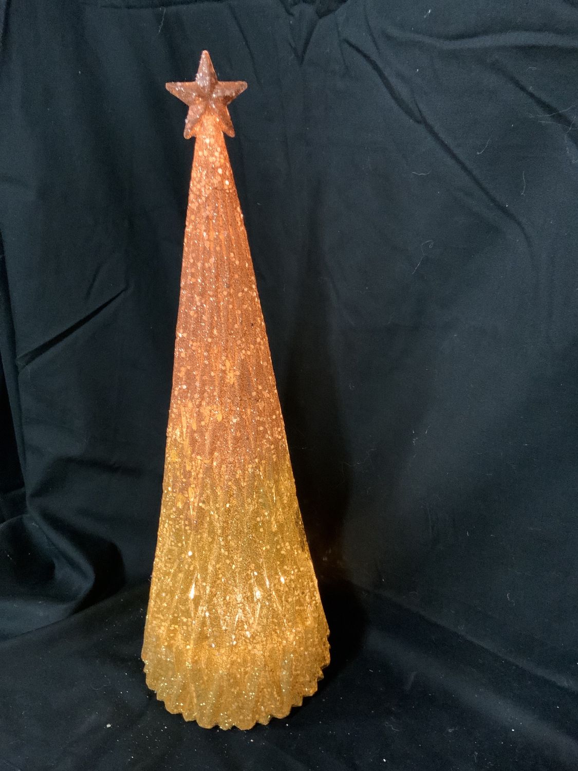 Tree, Glitter Gold to Rose Gold 2 sz  BO