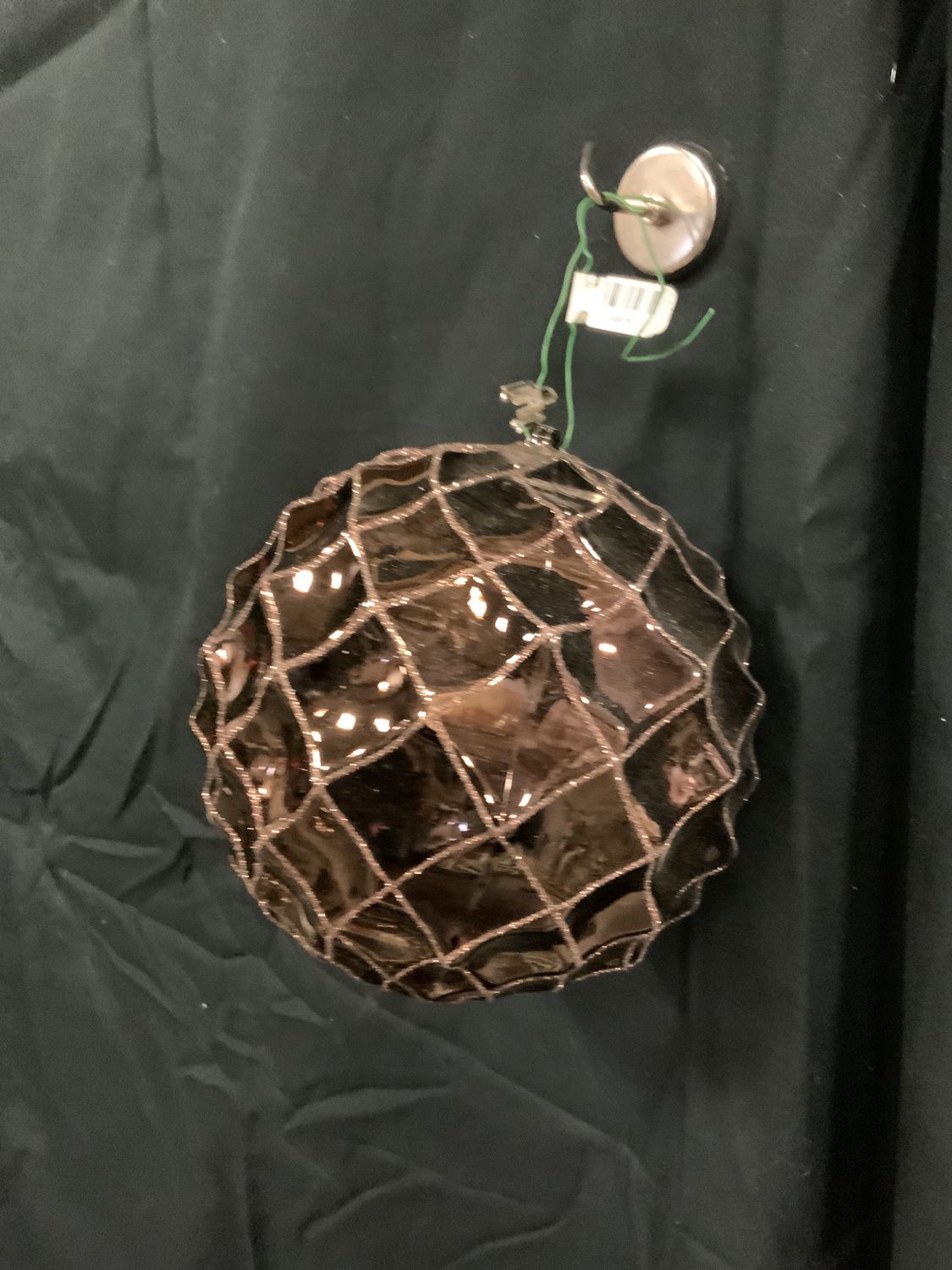 Ornament, Shiny Chocolate 6"