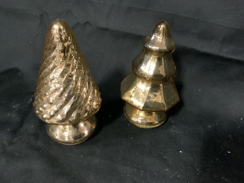 Tree, Gold Mercury Mini Mini 4 asst