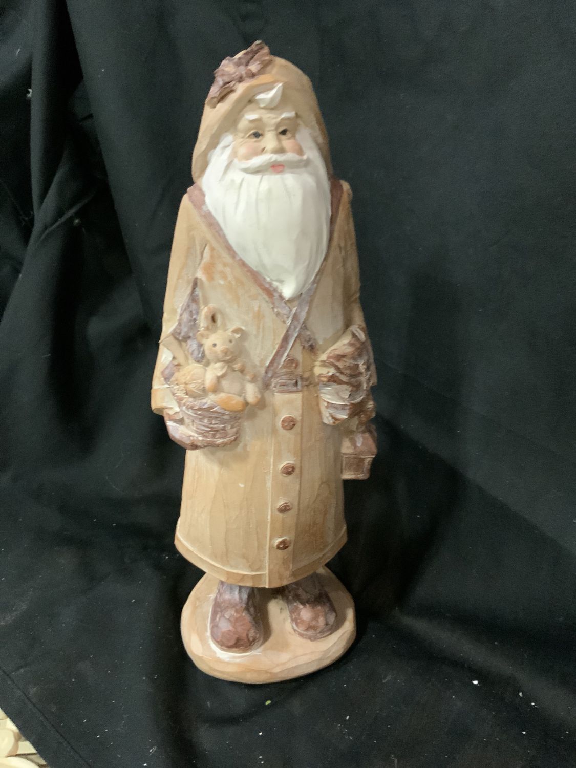 Santa, Wood Look