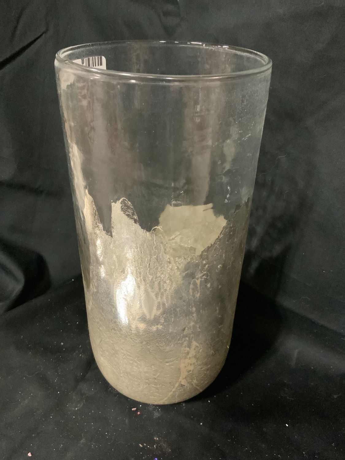 Candle holder, Silver Foil slvr foil