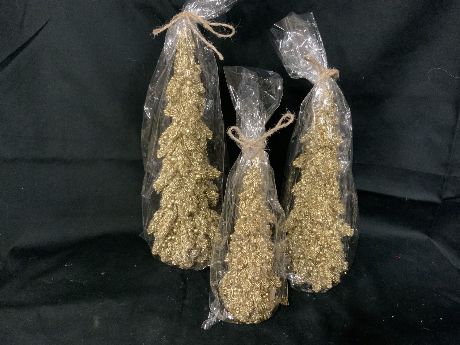 Candle, Gold Tree Set/3