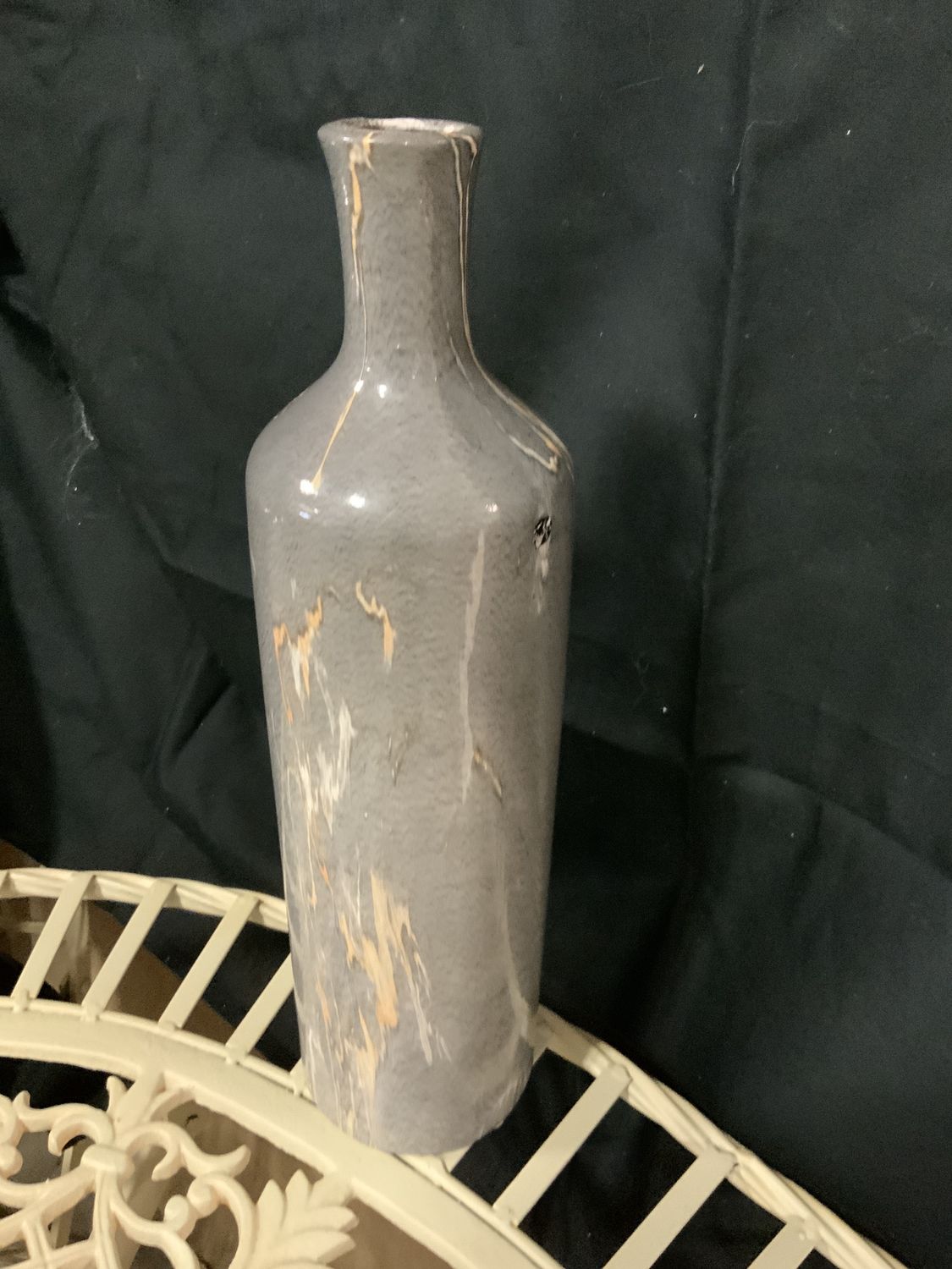 Vase, Marbled gray