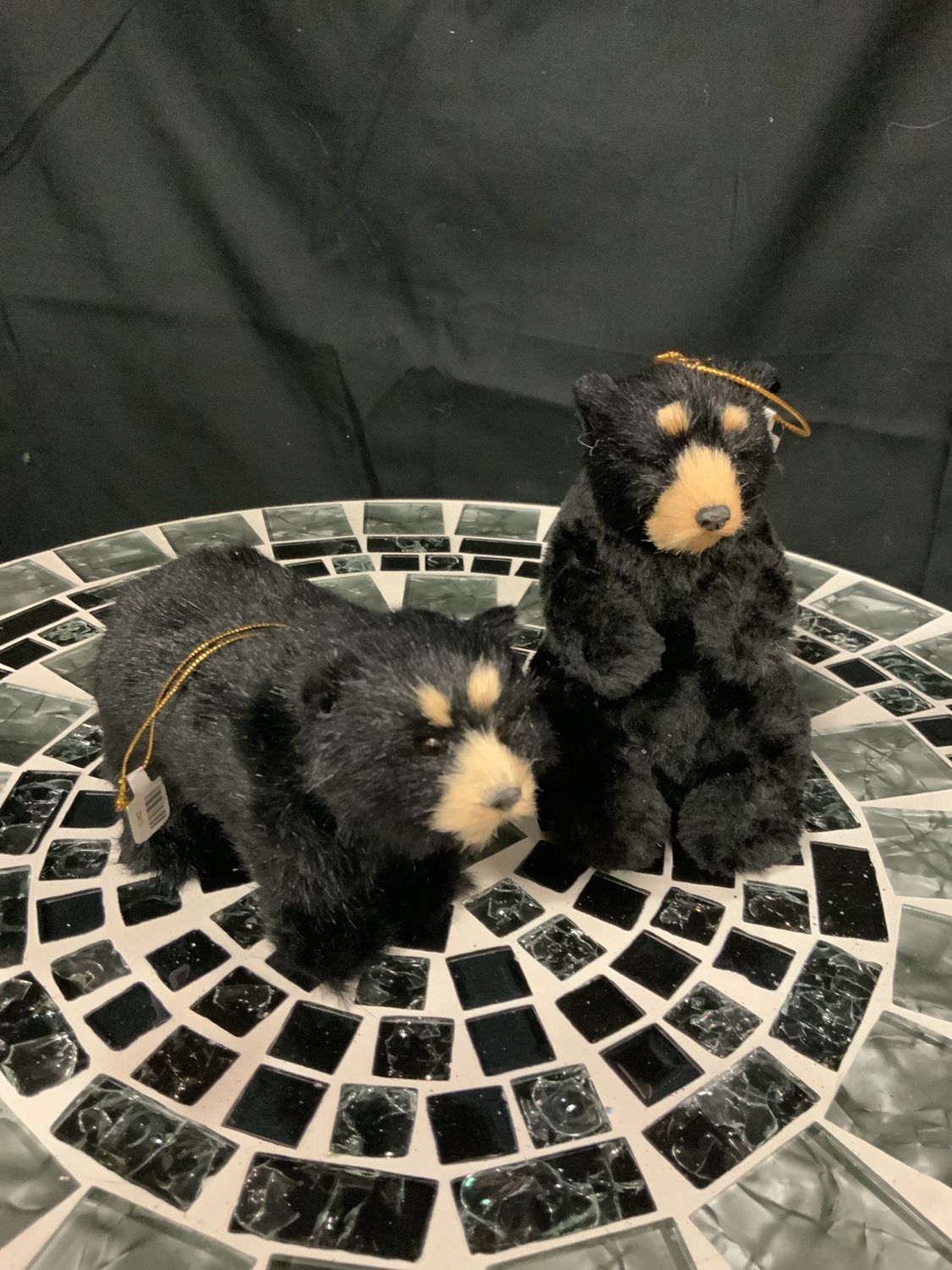 Ornament, Black Bear Plush 4x6 Plush