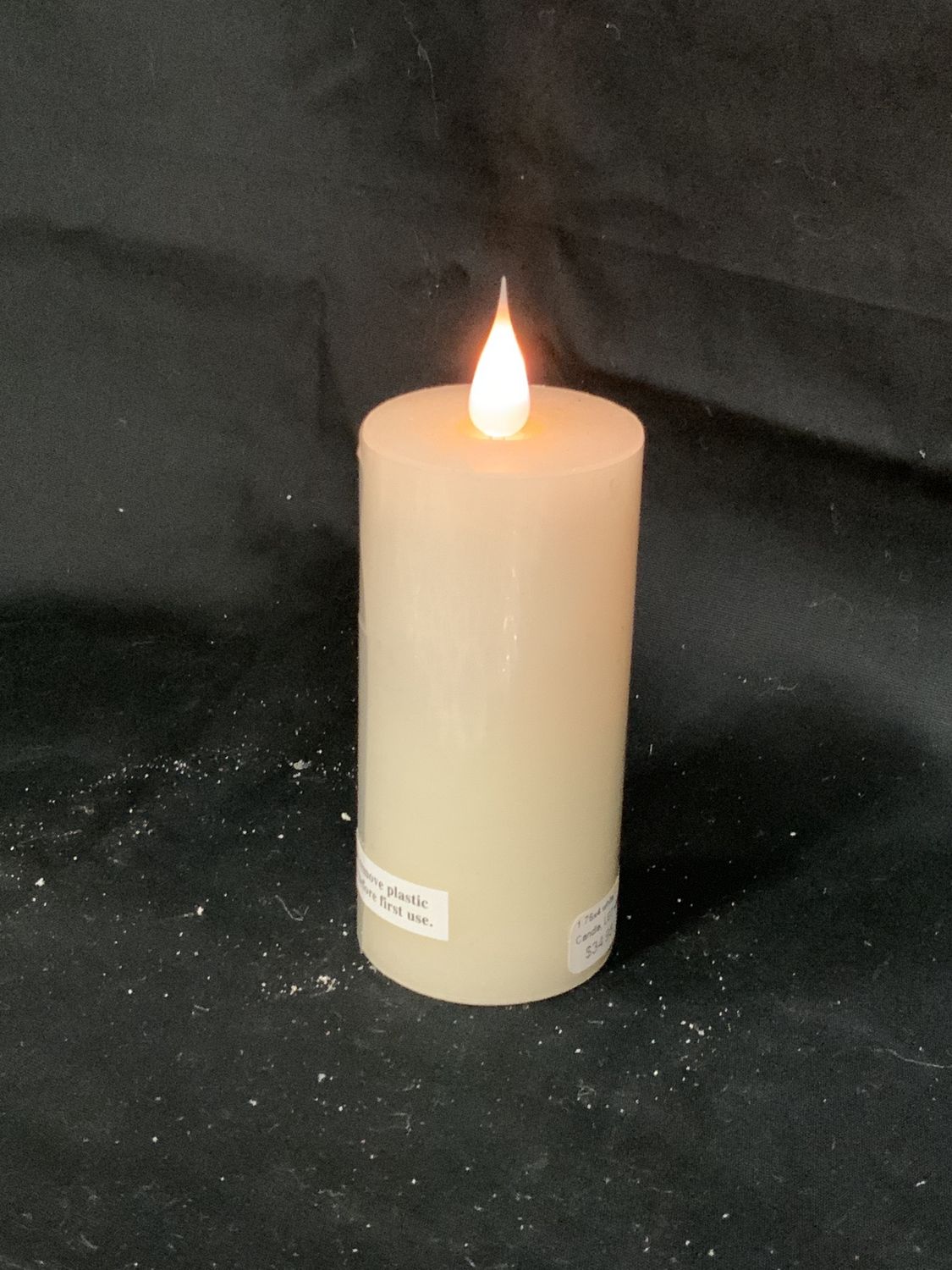 Candle, LED white 1.75x4 white