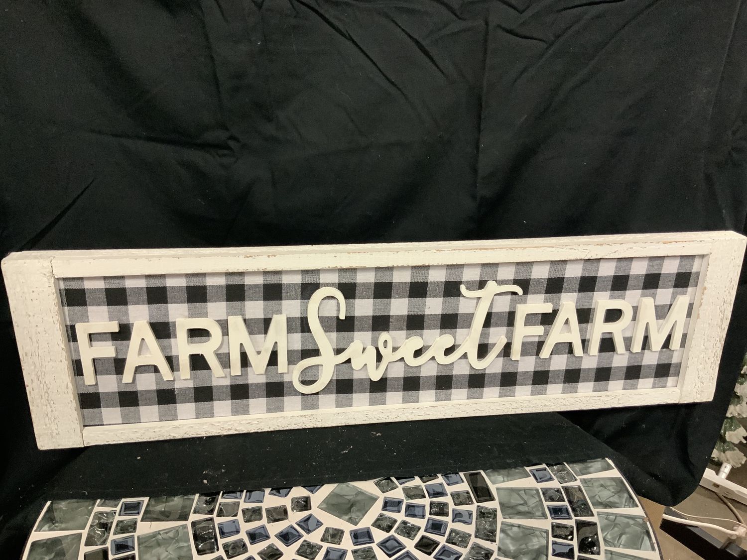 Sign, "Farm Sweet Farm" checked