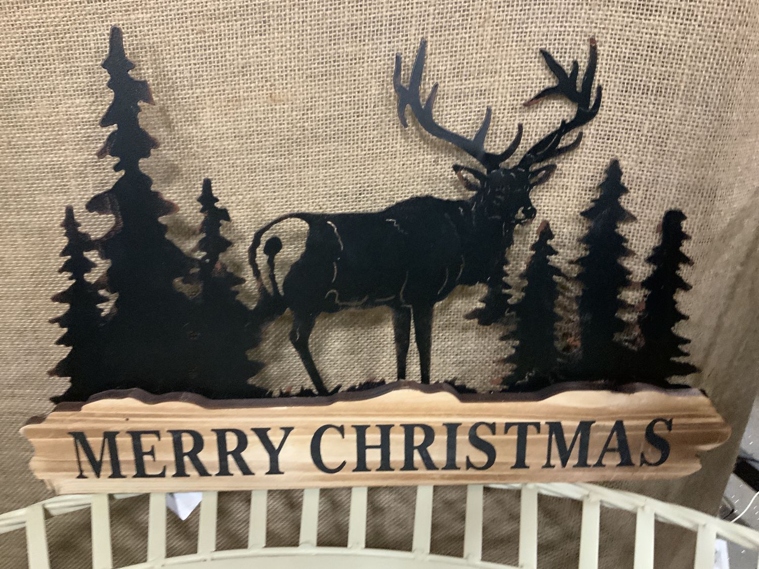 Sign, Deer Silhouette metal