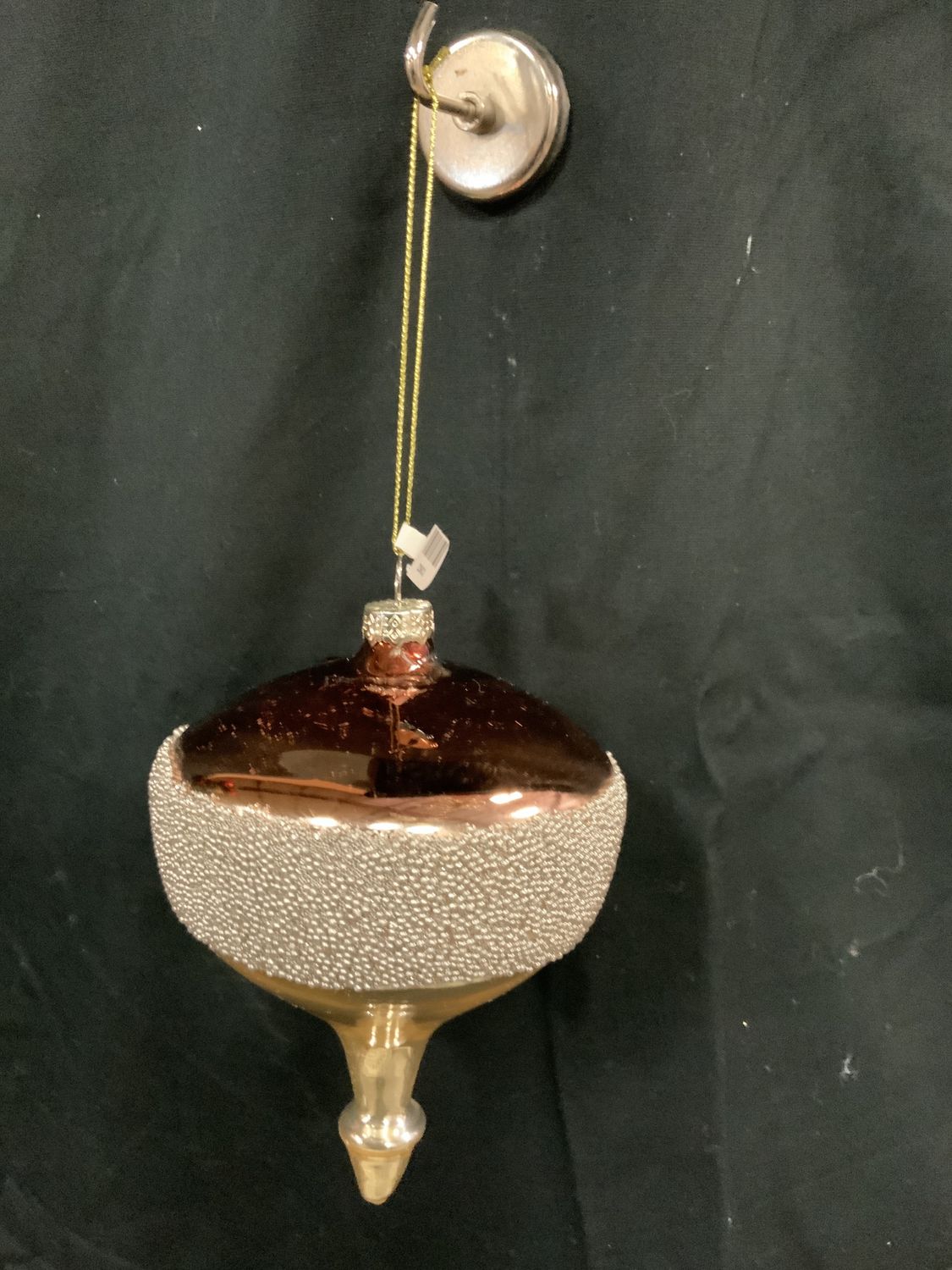 Ornament, Beaded Copper Finial
