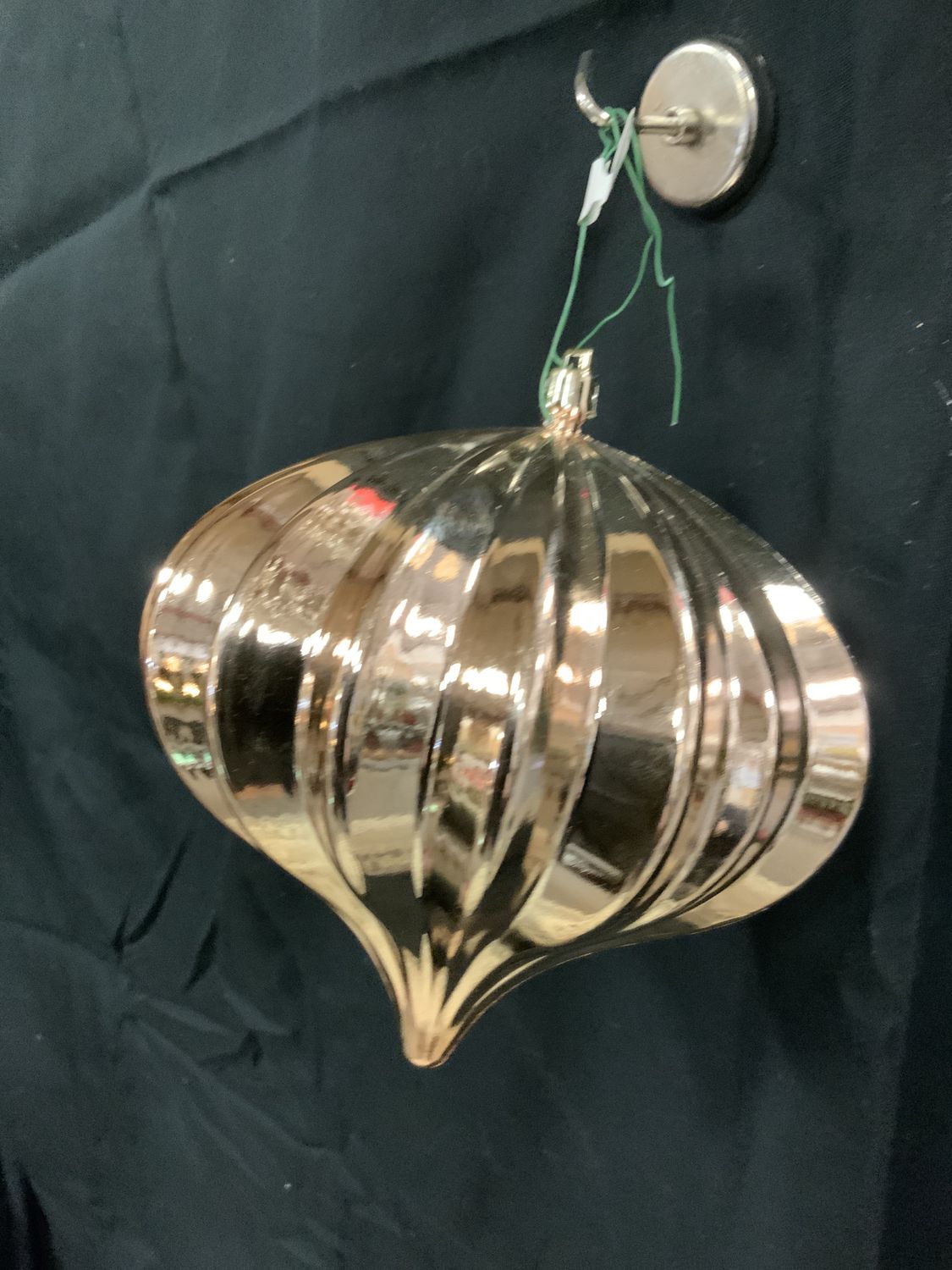 Ornament, Cafe Latte Shiny 5" onion