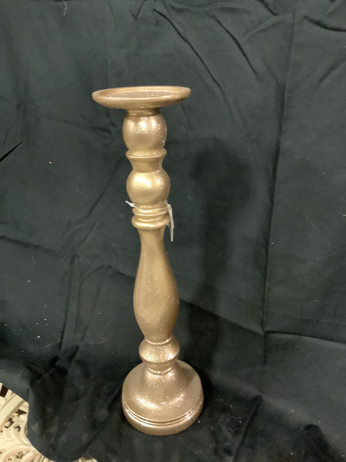 Candlestick, Champ/Gold 17" glitter