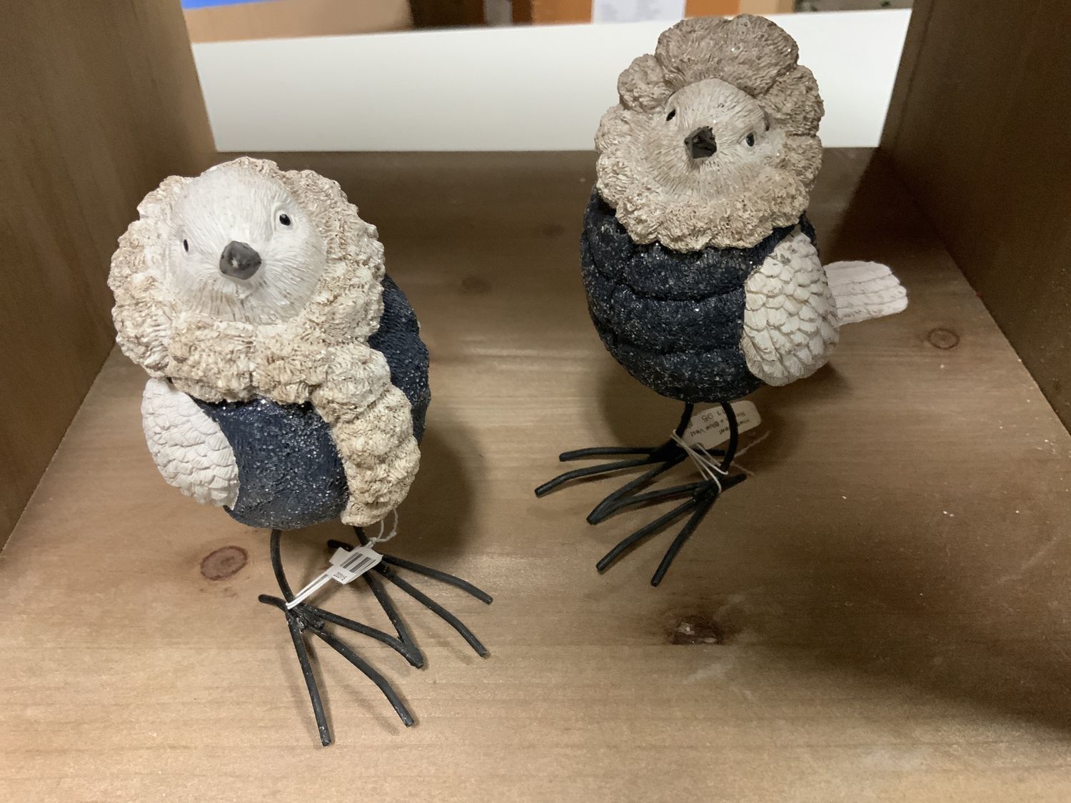 Bird in a Blue Vest metal feet