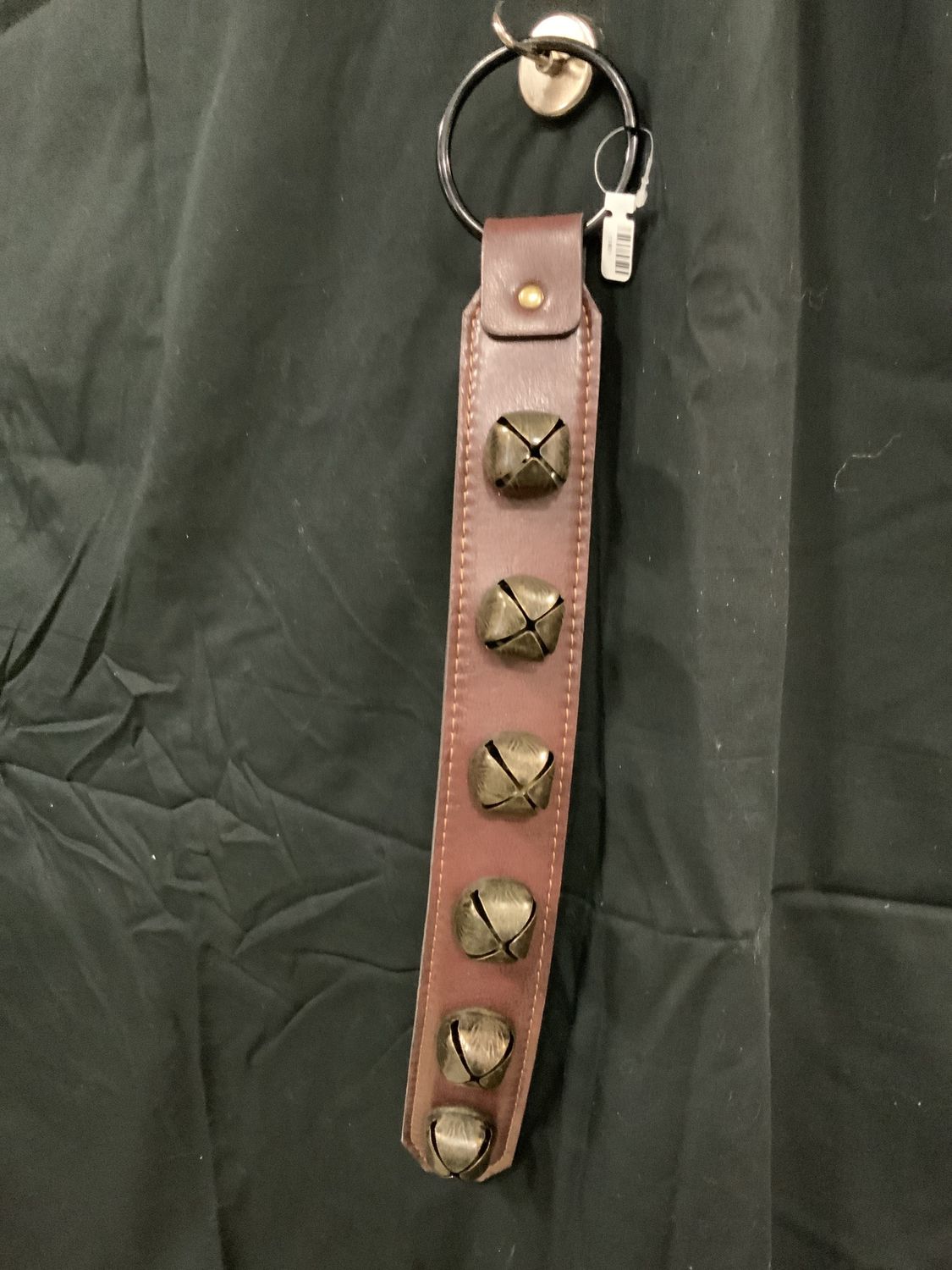 Door Hanger, Leather Bell 18.5"