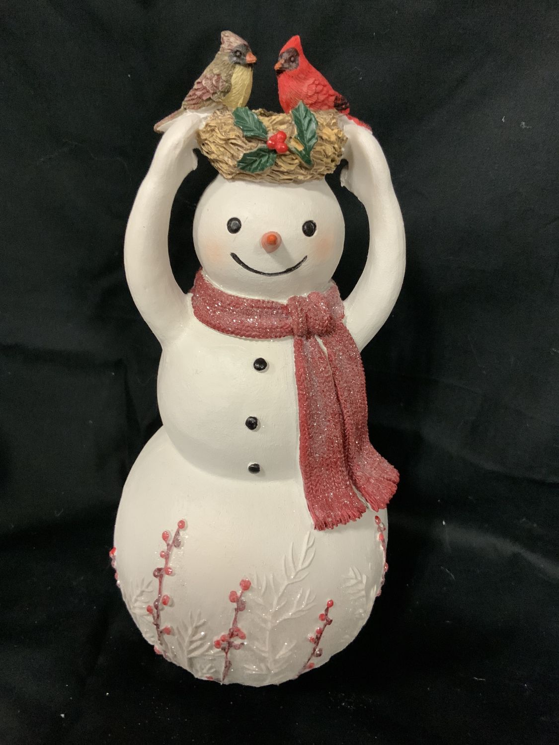 Snowman, Berry Belly red bird