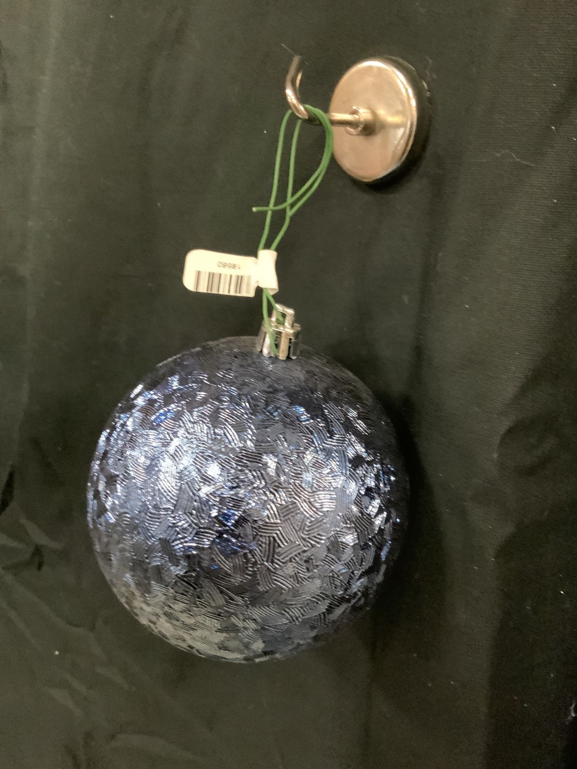 Ornament, Brushed Blue 4"