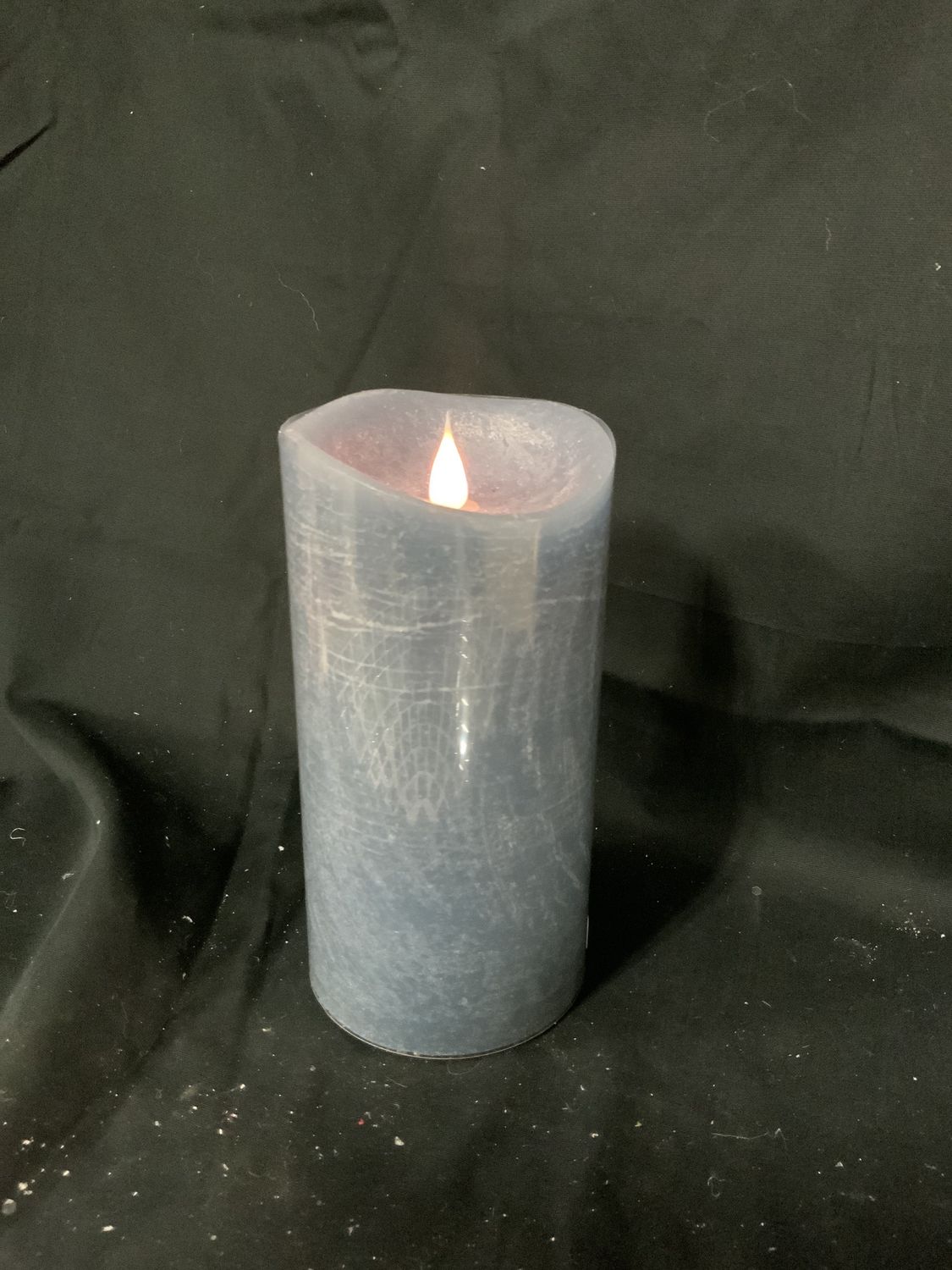 Candle, LED Blue 3.5x7 Blue